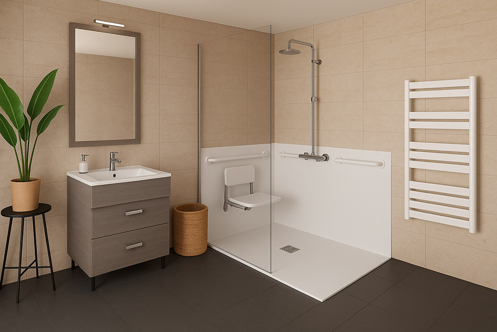 Rénovation Salle de bain PMR Mortagne sur Sèvre
