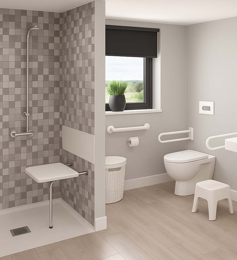 Création Salle de bain PMR Cholet