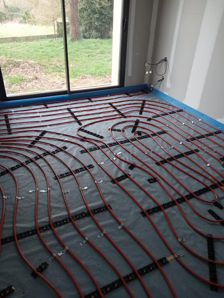 Installation chauffage au sol Mauléon